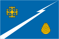 Vector clipart: Izluchinsk (Khanty-Mansia), flag