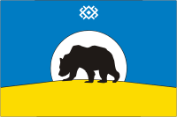 Lyantor (Khanty-Mansia - Yugra), flag - vector image