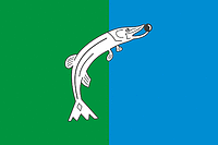 Векторный клипарт: Нижнесортымский (ХМАО - Югра), флаг