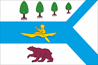 Векторный клипарт: Перегрёбное (ХМАО - Югра), флаг