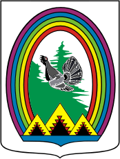 Raduzhny (Khanty-Mansia (Yugra)), coat of arms - vector image