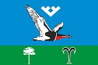 Talinka (Khantia-Mansia), flag - vector image