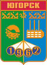 Yugorsk (Khantia-Mansia), coat of arms (before 2004)