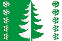 Vector clipart: Vykatnoi (Khantia-Mansia), flag