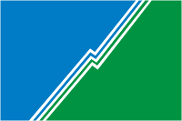 Yugorsk (Khanty-Mansia), flag - vector image