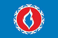 Газ-Сале (ЯНАО), флаг - векторное изображение