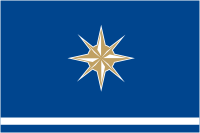 Надым (ЯНАО), проект флага (1990-е гг.) - векторное изображение
