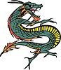 Vector clipart: Chinese dragon