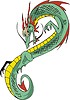 Vector clipart: Chinese dragon