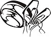 Vector clipart: spider tattoo