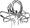 Vector clipart: spider tattoo