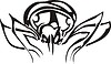 Vector clipart: spider tattoo