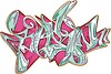 Vector clipart: born (graffiti)