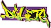 Vector clipart: delete (graffiti)