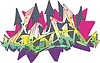 Vector clipart: glam (graffiti)