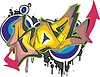 Vector clipart: soz (graffiti)