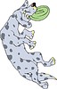 Vector clipart: comic dog cartoon