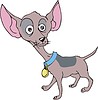 Vector clipart: comic dog cartoon