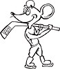 comic mouse cartoon
