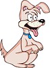 Vector clipart: humorous dog cartoon