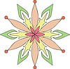 Vector clipart: flower dingbat