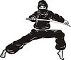 Vector clipart: ninja