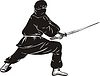 Vector clipart: ninja