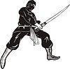 Vector clipart: ninja