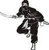 Vector clipart: ninja