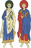Векторный клипарт: Св. Гервасий и Протасий