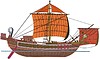 Vector clipart: roman cargo ship