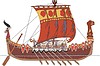 Vector clipart: viking boat