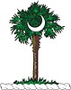 Vector clipart: South Carolina state military crest