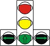 Vector clipart: traffic lights