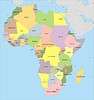 Карта Африки | Векторный клипарт