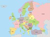 Векторный клипарт: карта Европы