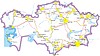 Vector clipart: Kazakhstan map