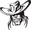 Vector clipart: cowboy