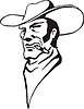 Vector clipart: cowboy