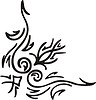 Vector clipart: ornamental corner