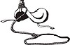 Vector clipart: saddle with lasso