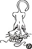Vector clipart: ludicrous cat cartoon