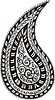 Vector clipart: Paisley pattern