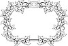 Vector clipart: decorative panel