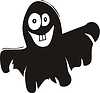 Vector clipart: ghost cartoon