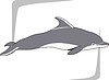 Vector clipart: dolphin