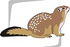 Vector clipart: gopher