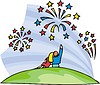 Vector clipart: firework