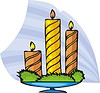 Vector clipart: candles