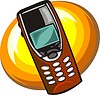 Vector clipart: cellular phone